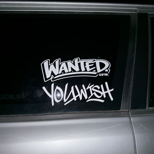 Wanted decal