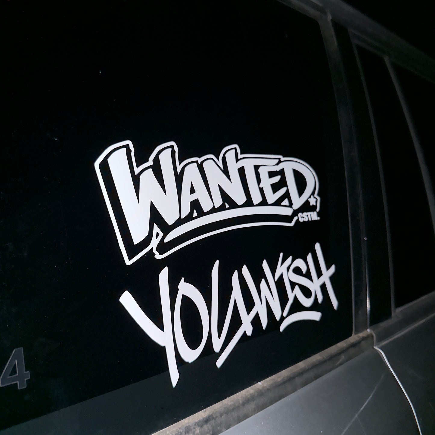 Wanted decal