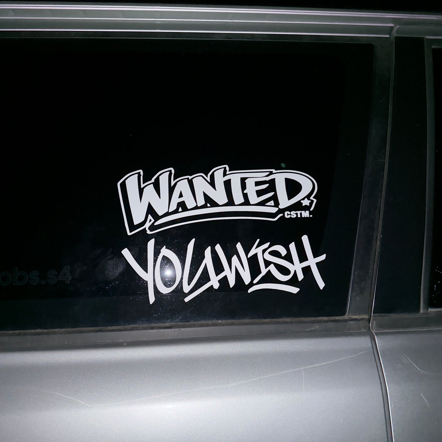Wanted decal